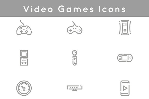Video Games Icons in Icons - product preview 2
