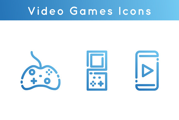 Video Games Icons in Icons - product preview 3