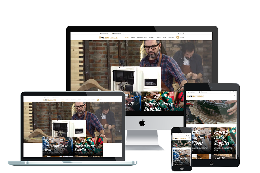 WS Handmade Responsive wordpress in WordPress Commerce Themes - product preview 8
