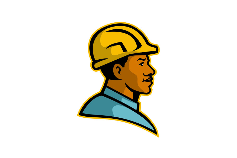 African American Construction Worker