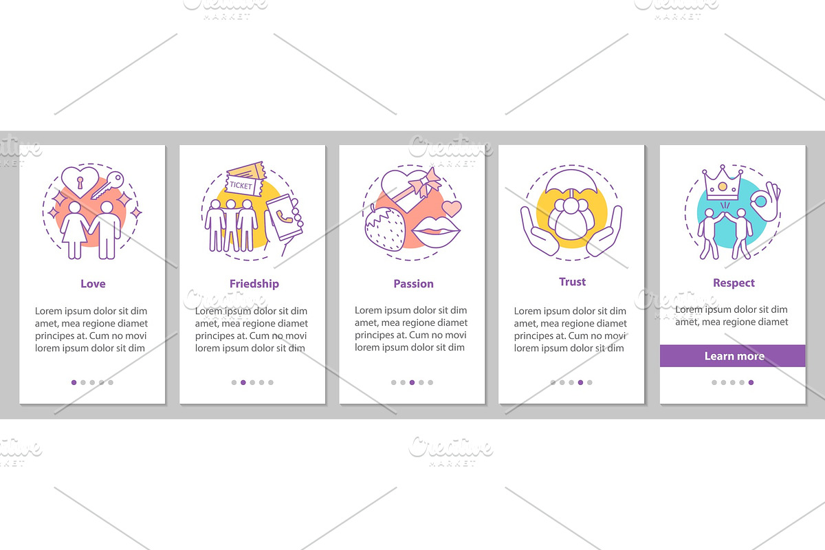 Relationships onboarding screen in Product Mockups - product preview 8