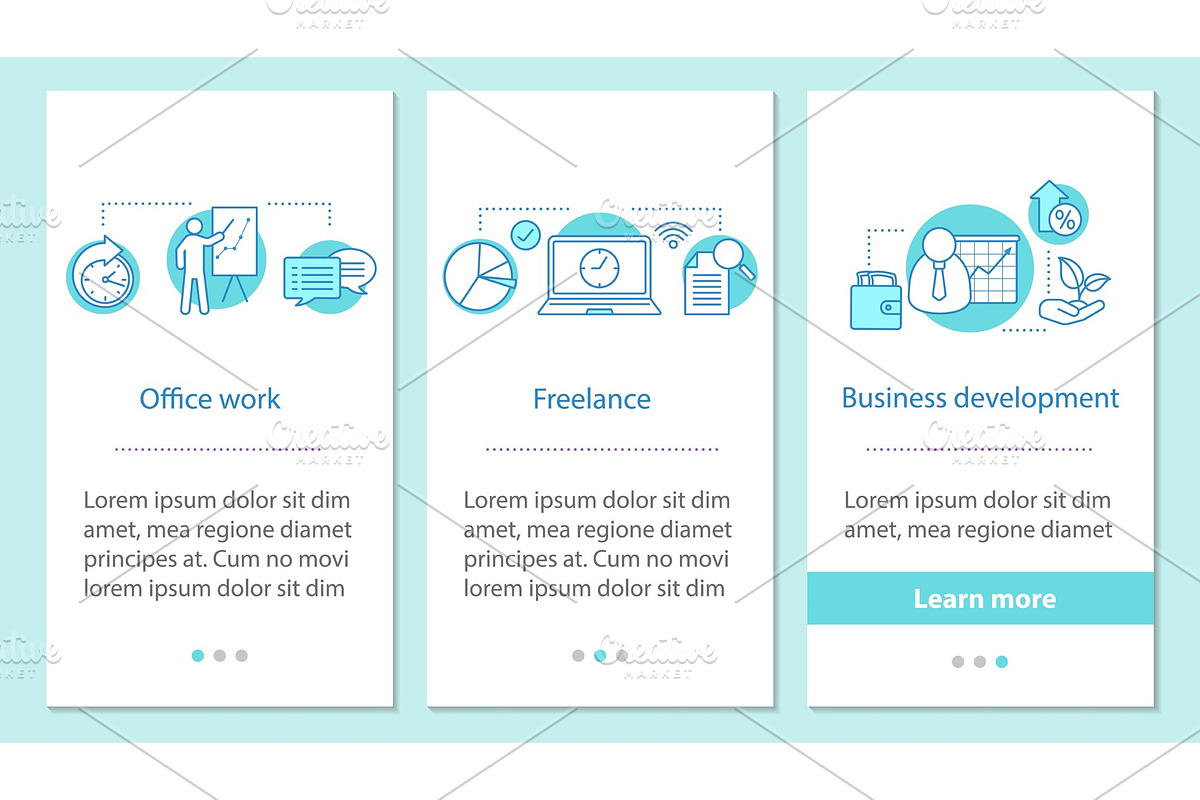 Job types onboarding screen in Product Mockups - product preview 8