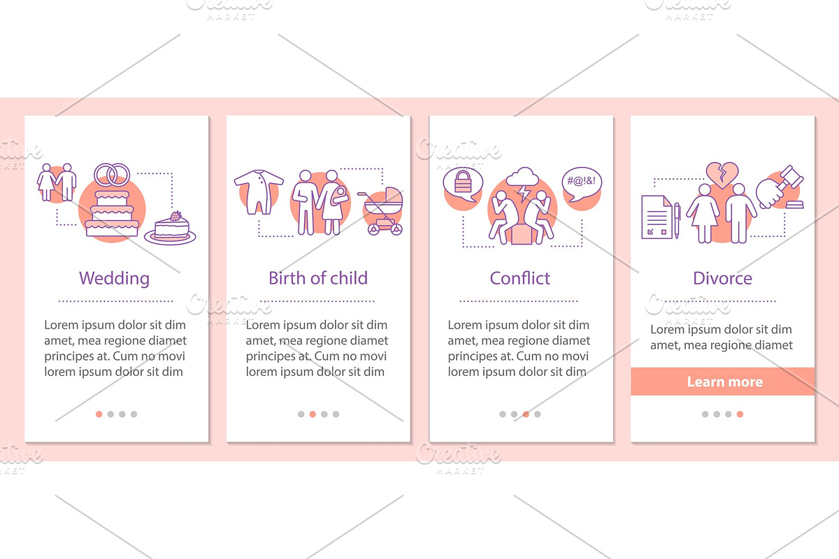 Broken family onboarding screen in Product Mockups - product preview 8