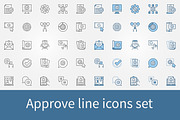Approve icons set