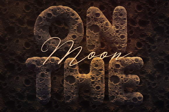 Moon - 3D Lettering in Graphics - product preview 3