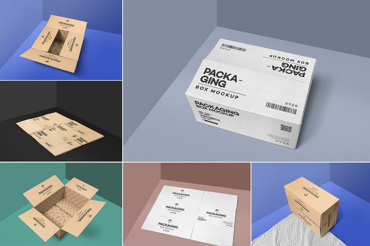 Packaging Box Mockups in Product Mockups - product preview 8