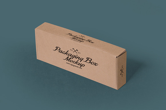 Rectangular Packaging Box Mockups in Product Mockups - product preview 1