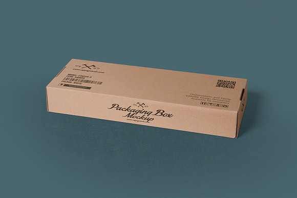 Rectangular Packaging Box Mockups in Product Mockups - product preview 3