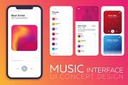 Music Interface UI