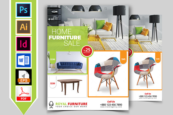 Furniture Shop Flyer Template Vol-01