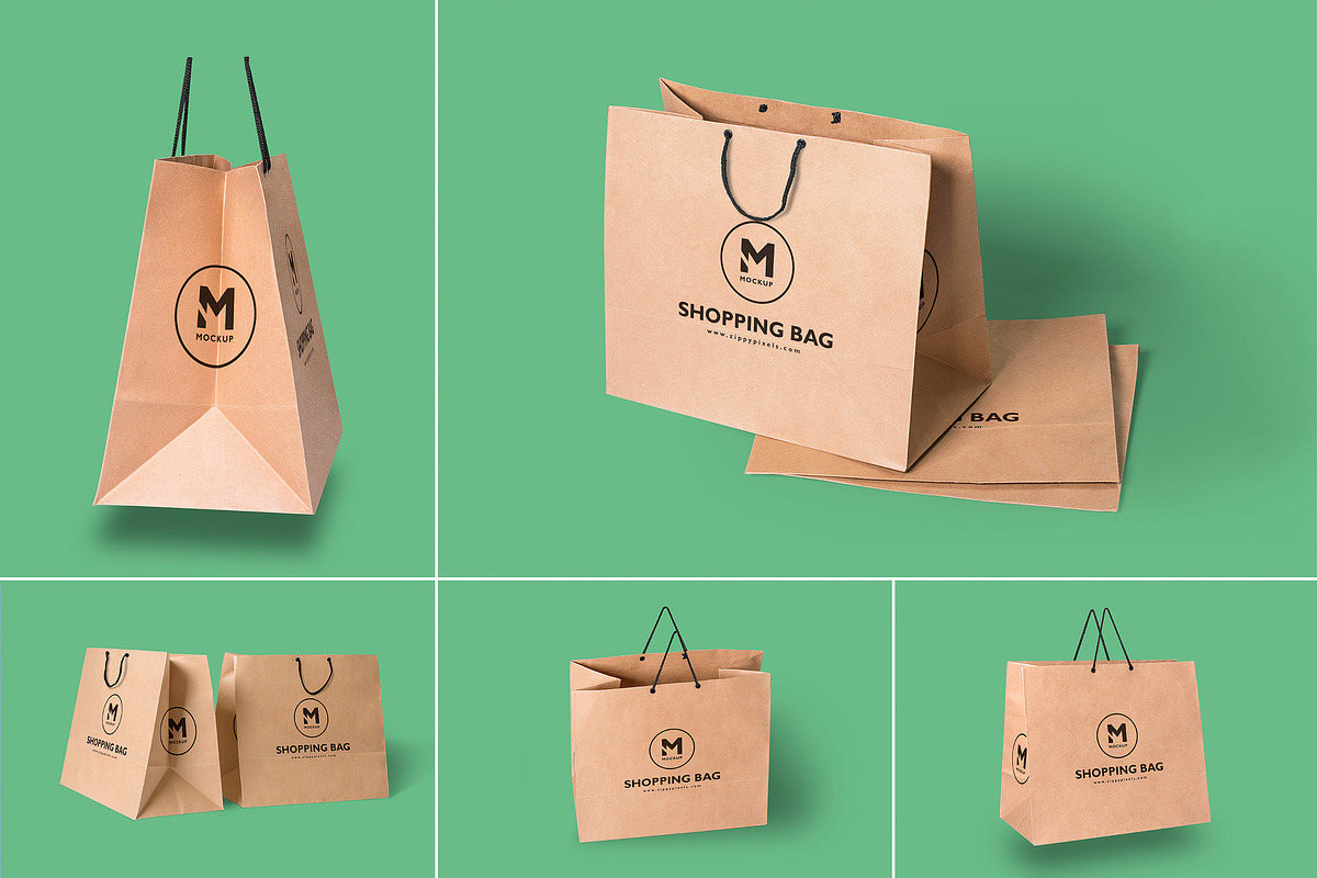 Paper Bag Mockups in Product Mockups - product preview 8