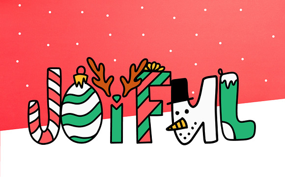 Sleigh Bells - Christmas Font in Fonts - product preview 1