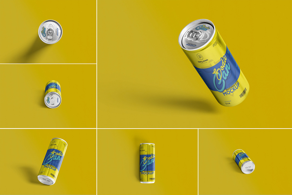 Soda Can Mockups in Product Mockups - product preview 8
