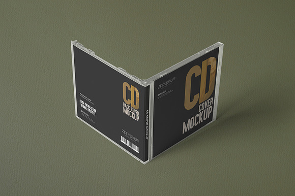 CD Cover Mockups in Product Mockups - product preview 3