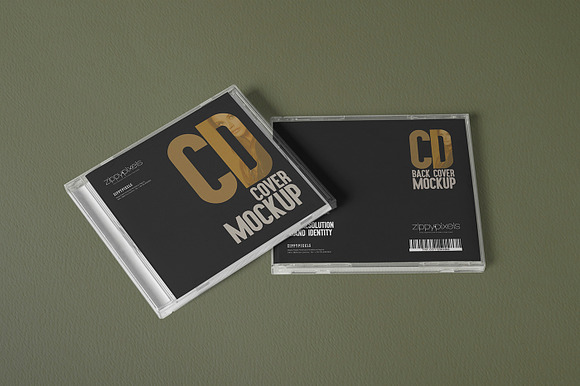 CD Cover Mockups in Product Mockups - product preview 4