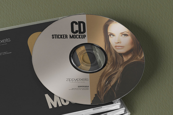 CD Cover Mockups in Product Mockups - product preview 5