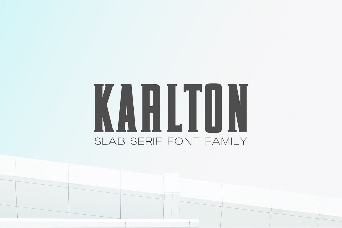 Karlton Slab Serif Font Family in Slab Serif Fonts - product preview 8