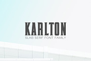 Karlton Slab Serif Font Family