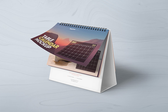 Table Calendar Mockups in Mockup Templates - product preview 1