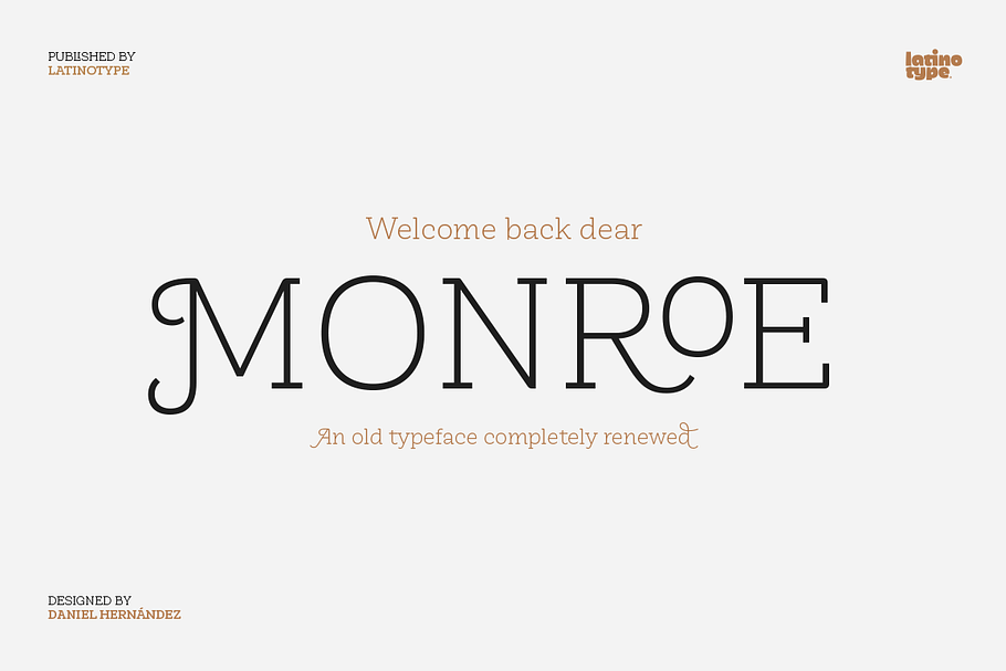 Monroe in Slab Serif Fonts - product preview 8
