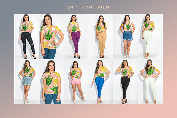 Plus Size T-shirt Mockup Bundle in Product Mockups - product preview 5
