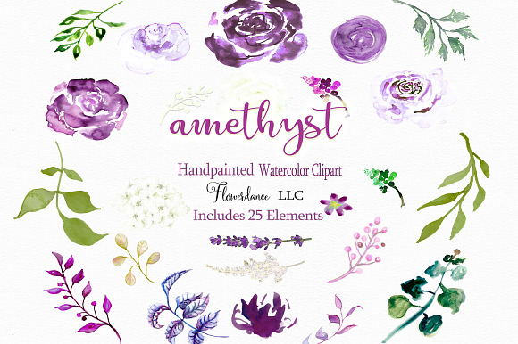 Amethyst Design Collection in Illustrations - product preview 4