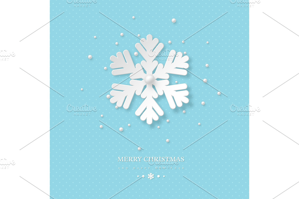 Christmas holiday design with paper in Objects - product preview 8