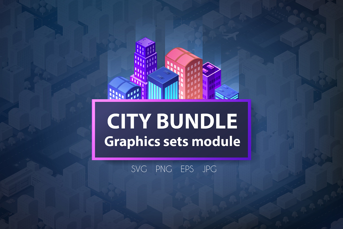 City bundle module city set in Objects - product preview 8