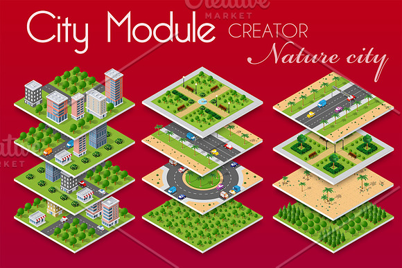 City bundle module city set in Objects - product preview 14