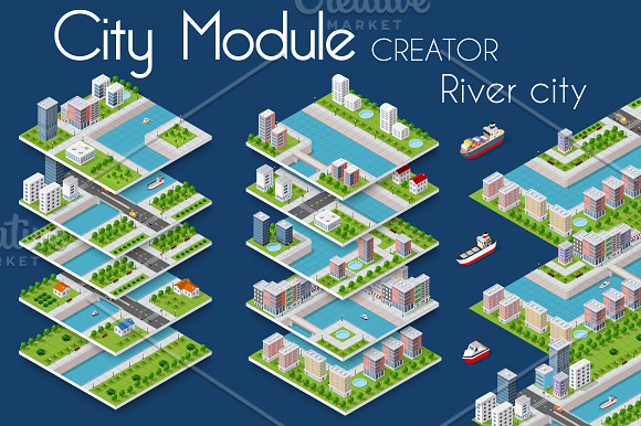 City bundle module city set in Objects - product preview 16