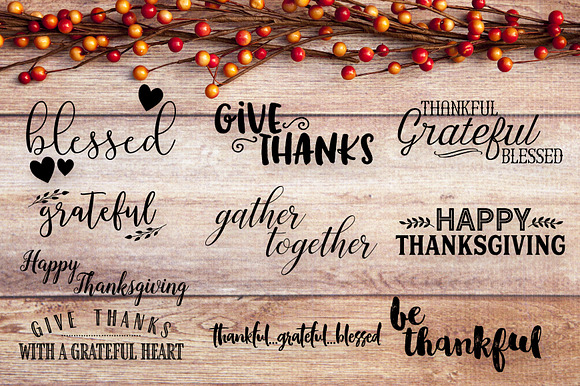 Thanksgiving Overlays  in Graphics - product preview 2