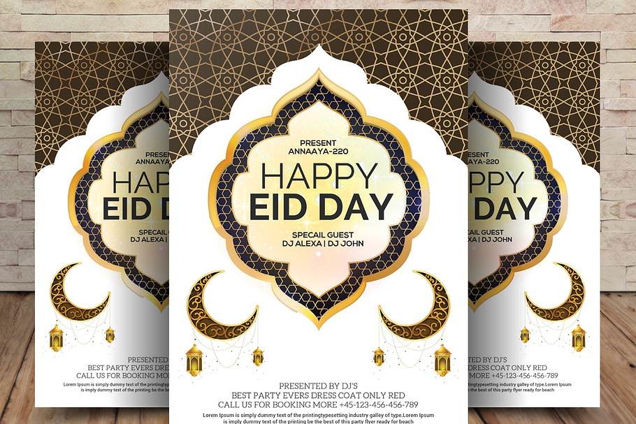 Eid Mubarak Flyer in Flyer Templates - product preview 8