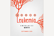 Leukemia awareness poster