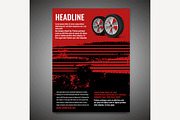 Grunge Tire Poster