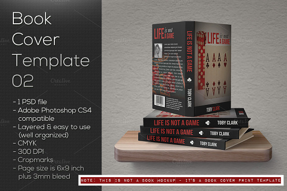 Book Cover Template 02 in Templates - product preview 4
