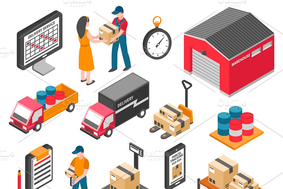 Logistics and delivery icons set in Icons - product preview 8