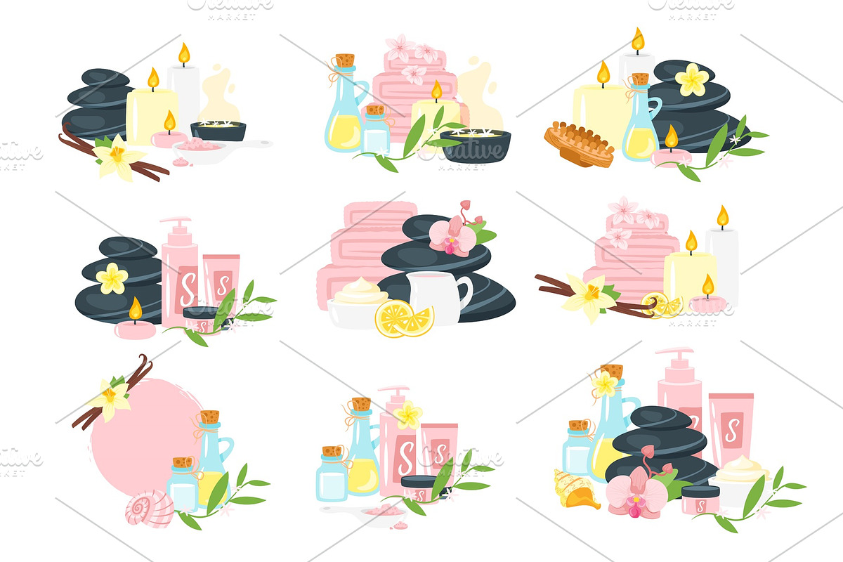  beauty salon logos and labels in Illustrations - product preview 8