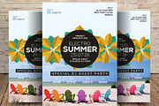 Summer Electro Flyer Template