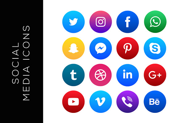 Vector Social Media Icons