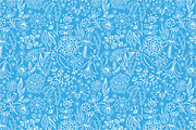 4 sketch floral pattern
