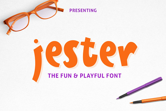 Jester Display Font in Comic Sans Fonts - product preview 4