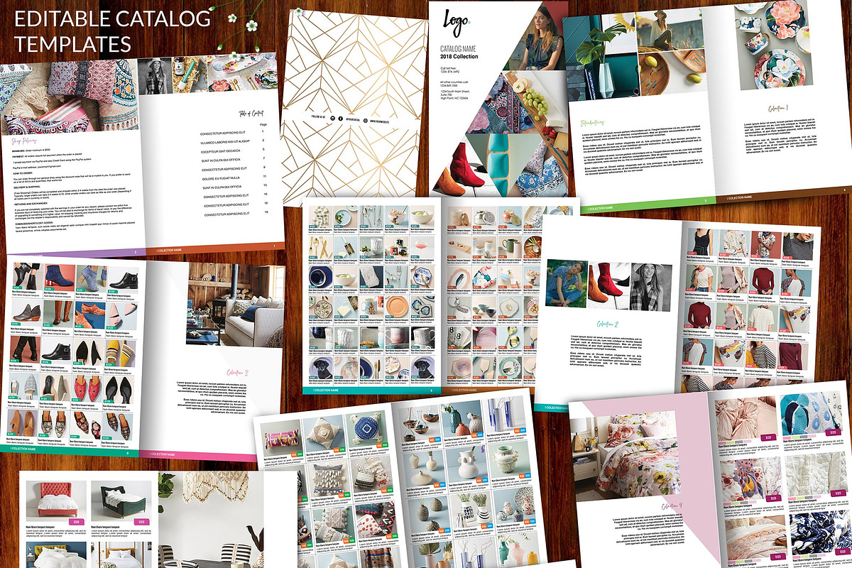 wholesale catalog template id09 in Stationery Templates - product preview 8