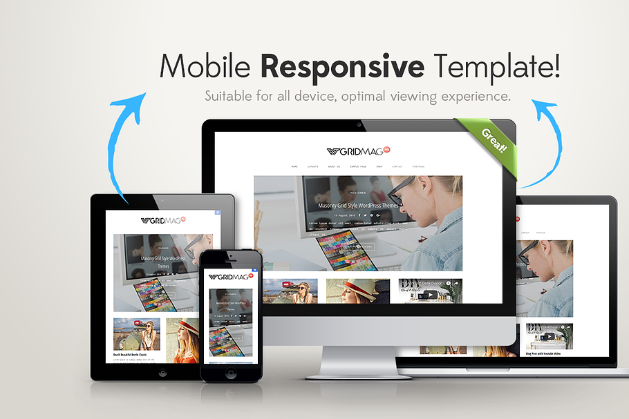 VT Grid Mag Pro - Masonry Grid Style in WordPress Blog Themes - product preview 8