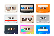 Detailed audio cassettes