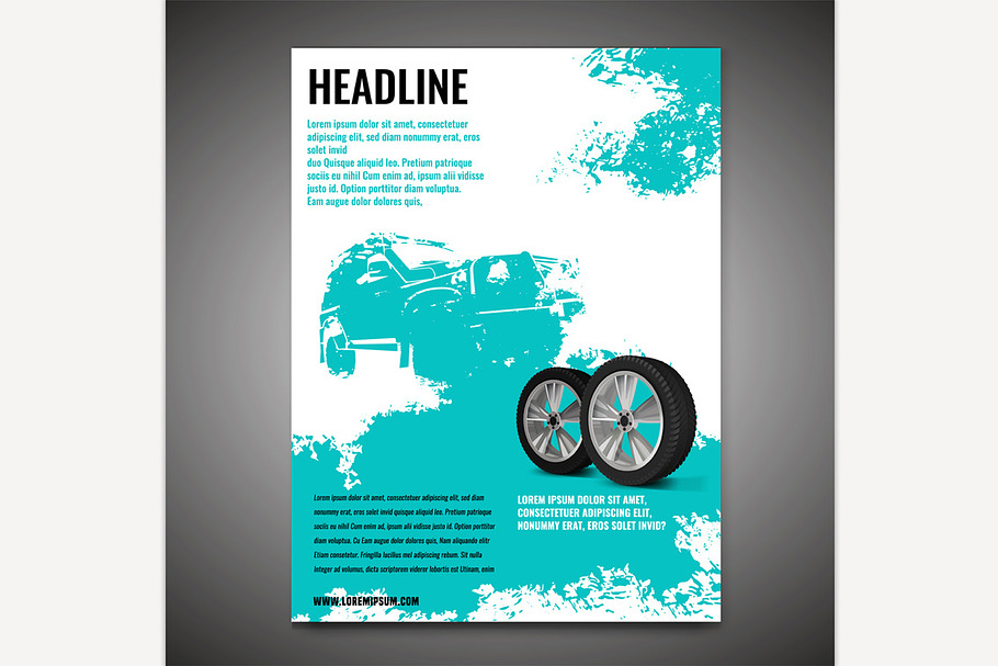 Grunge Offroad Poster in Illustrations - product preview 8