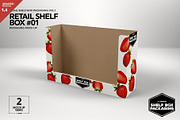 Retail Shelf Box 01 Packaging Mockup