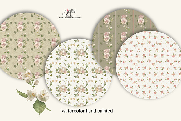 Vintage roses in Patterns - product preview 1
