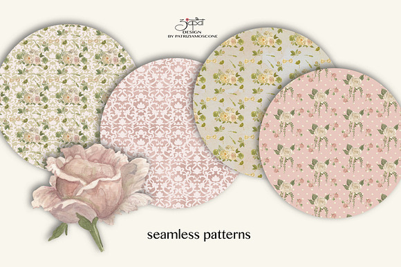 Vintage roses in Patterns - product preview 3