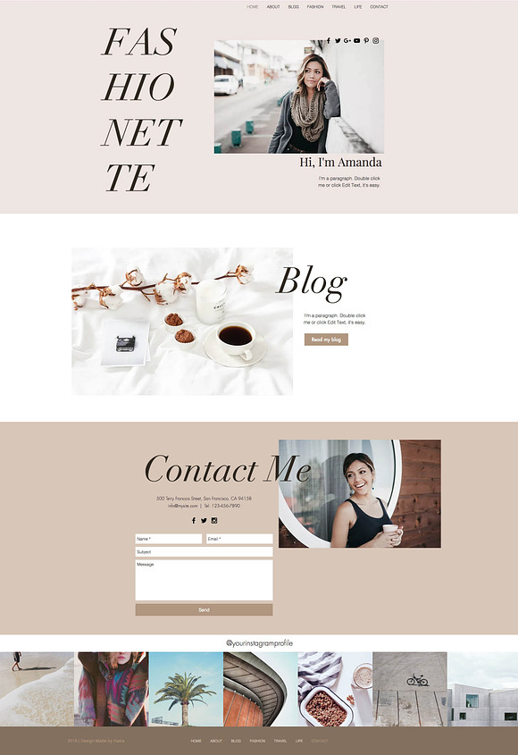 WIX Website Template | 3425 in Website Templates - product preview 2