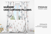 Nursery - Crib, Curtains & Pillows